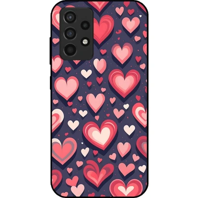 Afbeelding van Smartphonica Telefoonhoesje geschikt voor Samsung Galaxy A52/A52 5G/A52s 5G met Hartjes Opdruk TPU Backcover Case With Heart Design A52;Samsung A52 5G;Samsung A52s