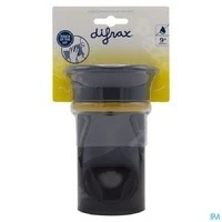 Afbeelding van Difrax Anti lek Beker 360 Blauw/Grijs