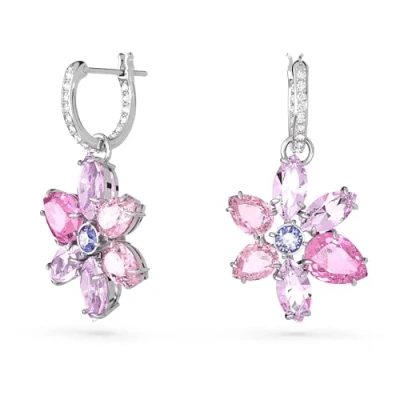 Afbeelding van Swarovski 5658397 Gema Zilverkleurig Oorbellen horloge Zilverkleur