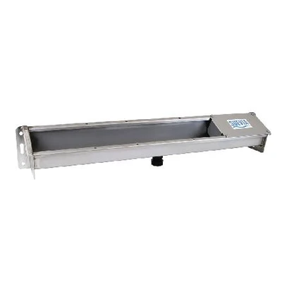 Afbeelding van Suevia Geiten/schapen drinkbak 1,2 m inox, Suevia, Grijs Geschikt voor Rundvee Koeien