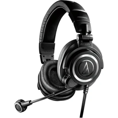 Afbeelding van Audio Technica M50xSTS StreamSet Streaming headset met XLRaansluiting Een maat Zwart