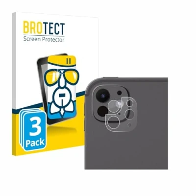 Afbeelding van BROTECT Screenprotector voor Apple iPad Pro 11&quot; WiFi 2024 (ALLEEN Camera Lens) Folie Beschermfolie Beschermglas transparant (3 Stuks)