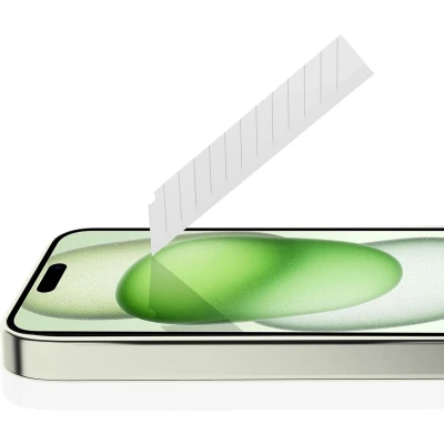 Afbeelding van ITSKINS Supreme Glass Screen Protector with Alignment Tool Apple iPhone 15 Plus Clear
