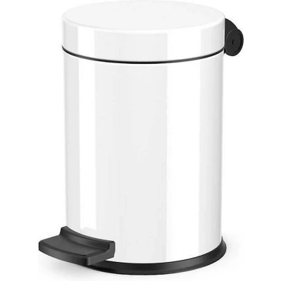 Afbeelding van Hailo Pedaalemmer Voor Sanitair, 4 L, Wit