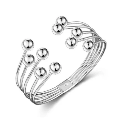 Afbeelding van N3 Collecties 925 Sterling Zilveren Mode + Kralen Armbanden; Verstelbare Armbanden Voor Vrouwen