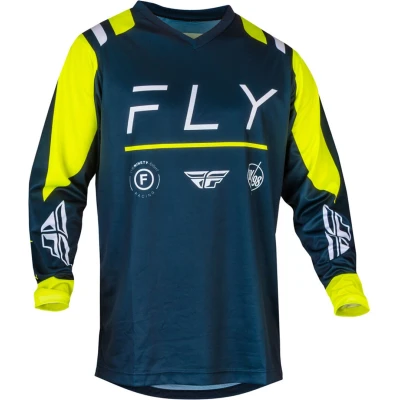 Afbeelding van Fly Racing 2024 F 16 Crossshirt True Blauw / Wit maat M