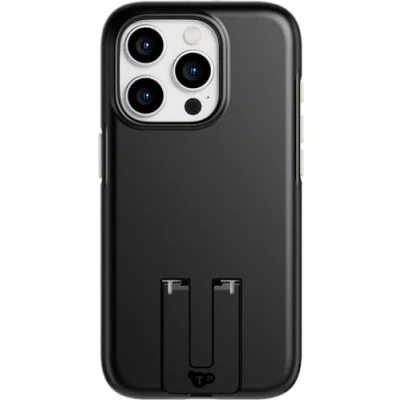Afbeelding van Tech21 Evo Crystal Kick hoesje voor iPhone 15 Pro Compatibel met MagSafe Impact Protection Case Obsidian Black