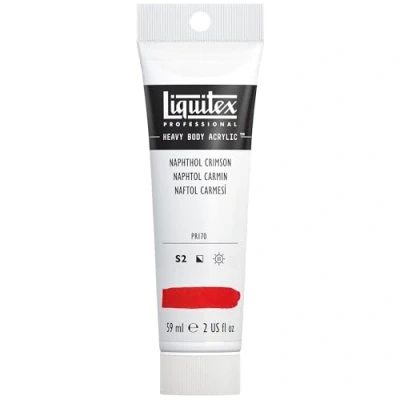 Afbeelding van Liquitex 1045292 Professional Heavy Body acrylverf in kunstenaarskwaliteit met uitstekende lichtechtheid en boterachtige consistentie, 59ml Tube, Naphthol Crimson