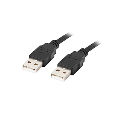 Afbeelding van USB kabel Lanberg CA USBA 20CU 0010 BK Zwart 1 m