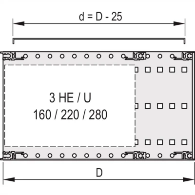Afbeelding van nVent SCHROFF 24560042 Zichtpaneel 1 stuk(s)