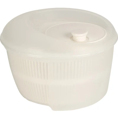 Afbeelding van Excellent houseware Slacentrifuge kunststof 4,5L wit slazwierder