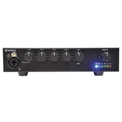 Afbeelding van Adastra UA60 Compacte 100V Mixer versterker 60Watt