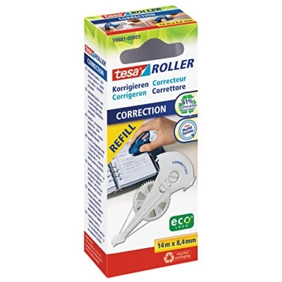 Afbeelding van Correctierollervulling Tesa ecoLogo 8.4mmx14m in hangdoosje