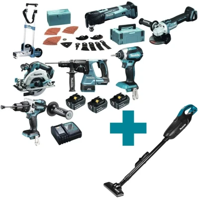 Afbeelding van Makita DLX6078TJ2 Accu Combiset 6 delig met Trolley 18V 5.0Ah in Mbox