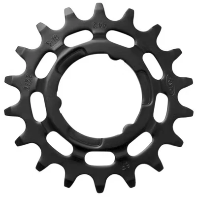 Afbeelding van Shimano Kmc tandwiel wide 18t achter zwart