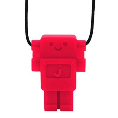Afbeelding van Jellystone Designs Robot Bijtketting Rood