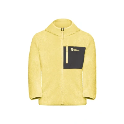 Afbeelding van Jack Wolfskin ice CURL Fleecejas voor kinderen, Maat: 164, Lemon