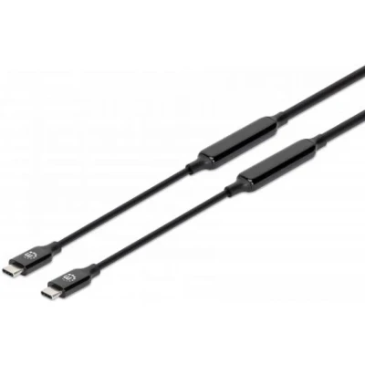 Afbeelding van Cable USB 3.2 GEN 2 ACTIVO TYPE C Manhattan 3M 10GBPS 60W