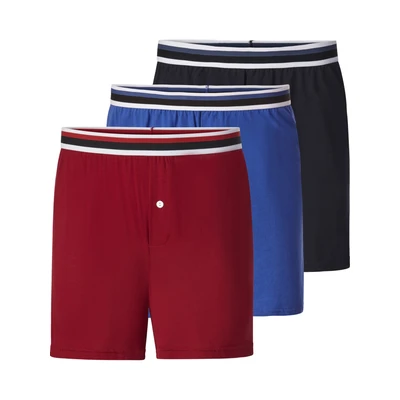Afbeelding van Babista 3ER PACK Lunoro Boxershorts, Heren, Maat: Large, Rot blau