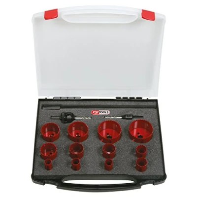 Afbeelding van KS Tools 129.5580 Universele gatenzaagset, 15 dlg