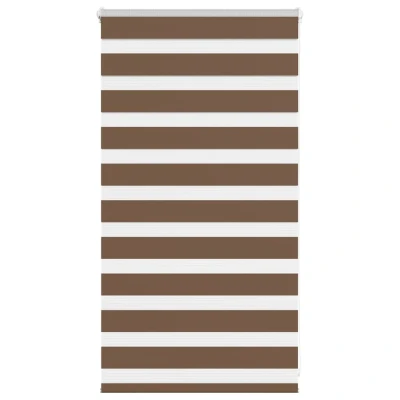Afbeelding van Zebra rolgordijn 85x100 cm stofbreedte 80,9 polyester bruin