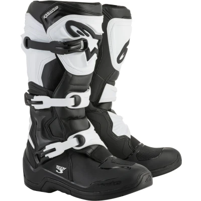 Afbeelding van Alpinestars 2024 Tech 3 Crosslaarzen Zwart / Wit maat 42