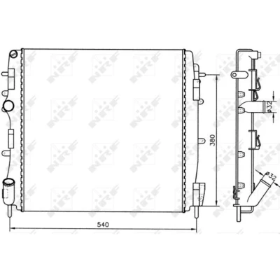 Afbeelding van Radiateur NRF 58316A
