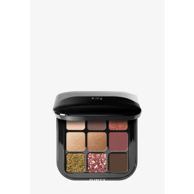 Afbeelding van KIKO Milano Glamour Multi Finish Eyeshadow Palette Oogschaduwpalet, Dames, Maat: 2.5 g, Burgundy notes