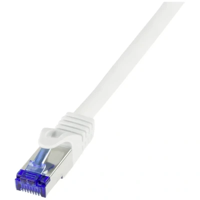 Afbeelding van LogiLink C6A121S netwerkkabel Wit 30 m Cat6a S/FTP (S STP)