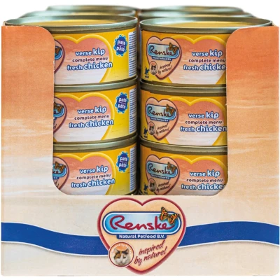 Afbeelding van 24x Renske Kattenvoer Paté Kip 70 gr