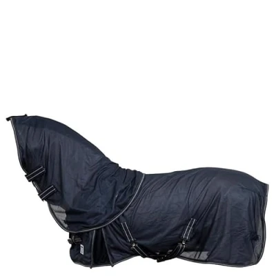 Afbeelding van vliegendeken Premiere XS &quot;All Year&quot; met hals Donkerblauw Bovenlengte: 70 cm &amp; Onderlengte: 95