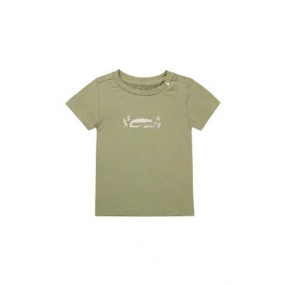 Afbeelding van Noppies Oceano Tshirt print voor kinderen, Maat: 74, Oil green