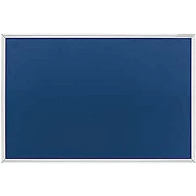 Afbeelding van Magnetoplan 1460003 Prikbord Blauw Vilt 60 cm x 45