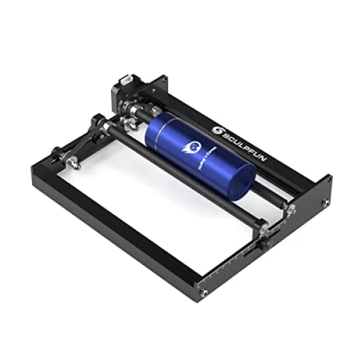 Afbeelding van SCULPFUN Laser roterende roller graveur Y as 100% vooraf geïnstalleerde module voor het graveren van cilindrische objecten, compatibel met de meeste soorten