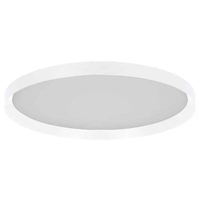 Afbeelding van Steinhauer Strakke plafondlamp Flady wit Ø 40cm 3685W