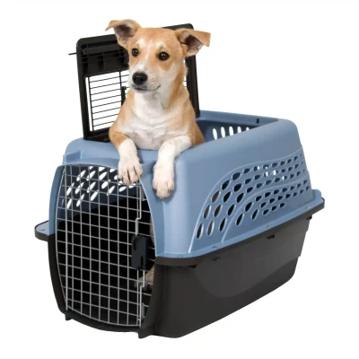 Afbeelding van Petmate 2 Door Top Load Kennel (4,5 9kg) Blauw 61cm