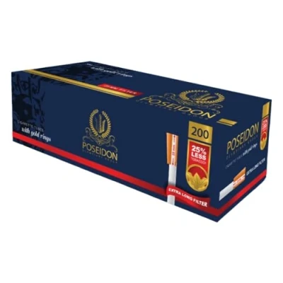 Afbeelding van Poseidon Extra lange buizen (24 mm filter lengte) 1000 tubes (5 verpakkingen x 200 tubes)