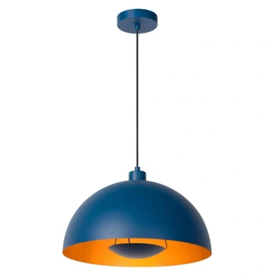 Afbeelding van Lucide SIEMON Hanglamp Ø 40 cm 1xE27 Blauw