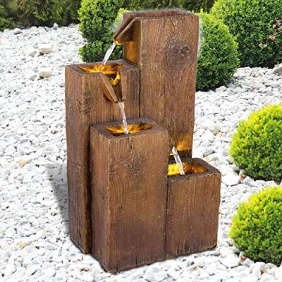 Afbeelding van AMUR Fontein voor tuin, tuinvijver, terras, balkon, zeer decoratief