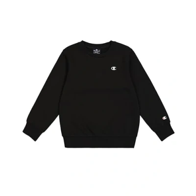 Afbeelding van Champion Basic Crewneck Unisex Sweater voor kinderen, Maat: 102/107, Schwarz