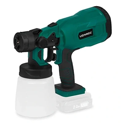 Afbeelding van VONROC accu verfspuit VPower 20V (excl. &amp; snellader) Inhoud 800 ml Incl. accessoires