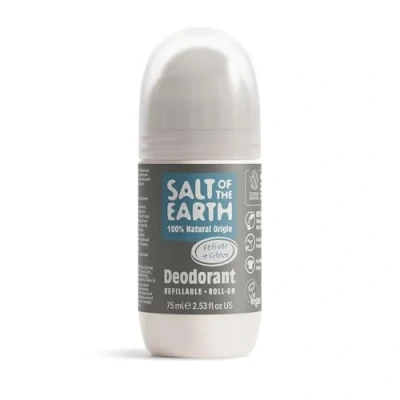 Afbeelding van Salt of the Earth Hervulbare Roll on Deodorant Vetiver &amp; Citrus