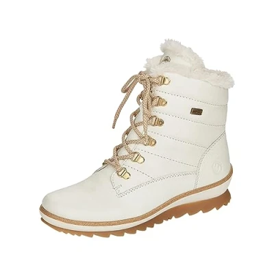 Afbeelding van Remonte Snowboots, Dames, Maat: 37, Dirtywhite bianco Leer