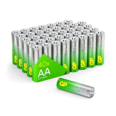 Afbeelding van GP GP15A 40 Super G Tech 1.5V AA Alkaline batterijen (40 stuks)
