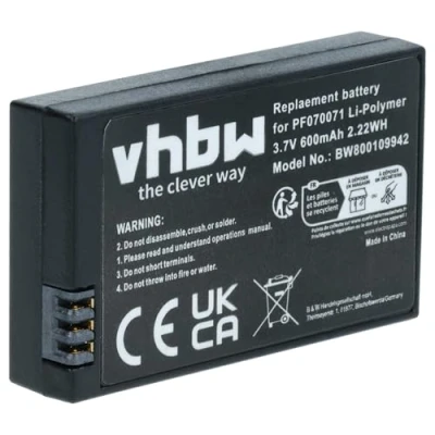 Afbeelding van vhbw Accu compatibel met Parrot Jumping Race Tuk Tuk, Mambo, Swing Drone (600 mAh, 3,7 V, Li polymeer)