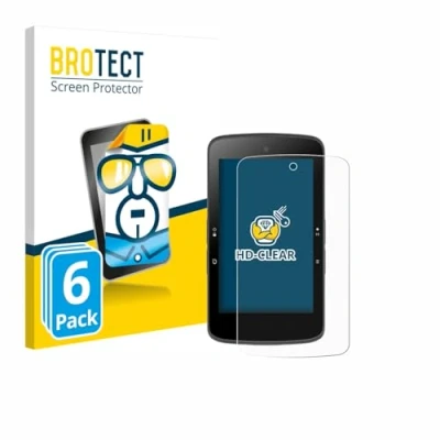 Afbeelding van BROTECT Screenprotector voor Bryton Rider S800 Folie Beschermfolie transparant (6 Stuks)