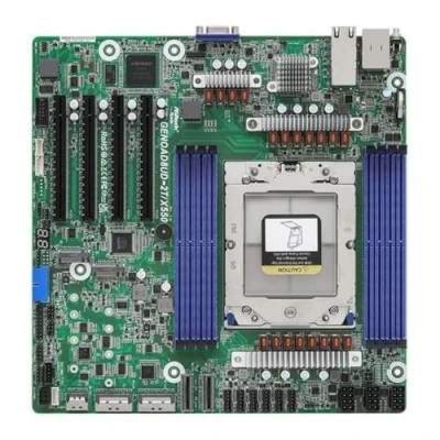 Afbeelding van AsRock Moederbord GENOAD8UD 2T/X550 micro ATX Socket SP5 Single (SP5, AMD SoC, mATX),