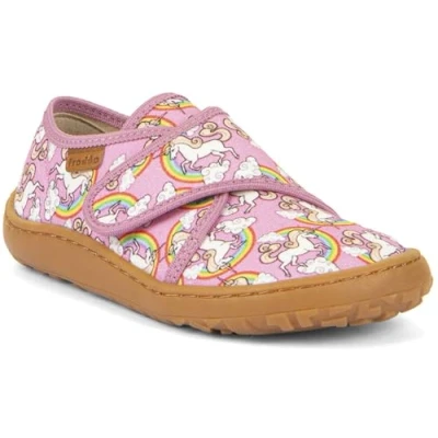 Afbeelding van Froddo Pantoffels voor kinderen, Maat: 23, White/pink Textiel