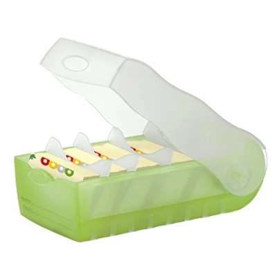 Afbeelding van HAN CROCO 997 603 Kaartenbak Groen, Doorschijnend Aantal kaarten (max.): 900 DIN A7 liggend Incl. 100 gelinieerd