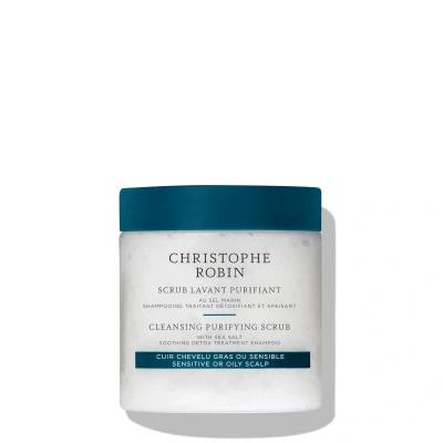Afbeelding van Christophe Robin Cleansing Purifying Scrub With Sea Salt 75ml Normale shampoo vrouwen Voor Alle haartypes